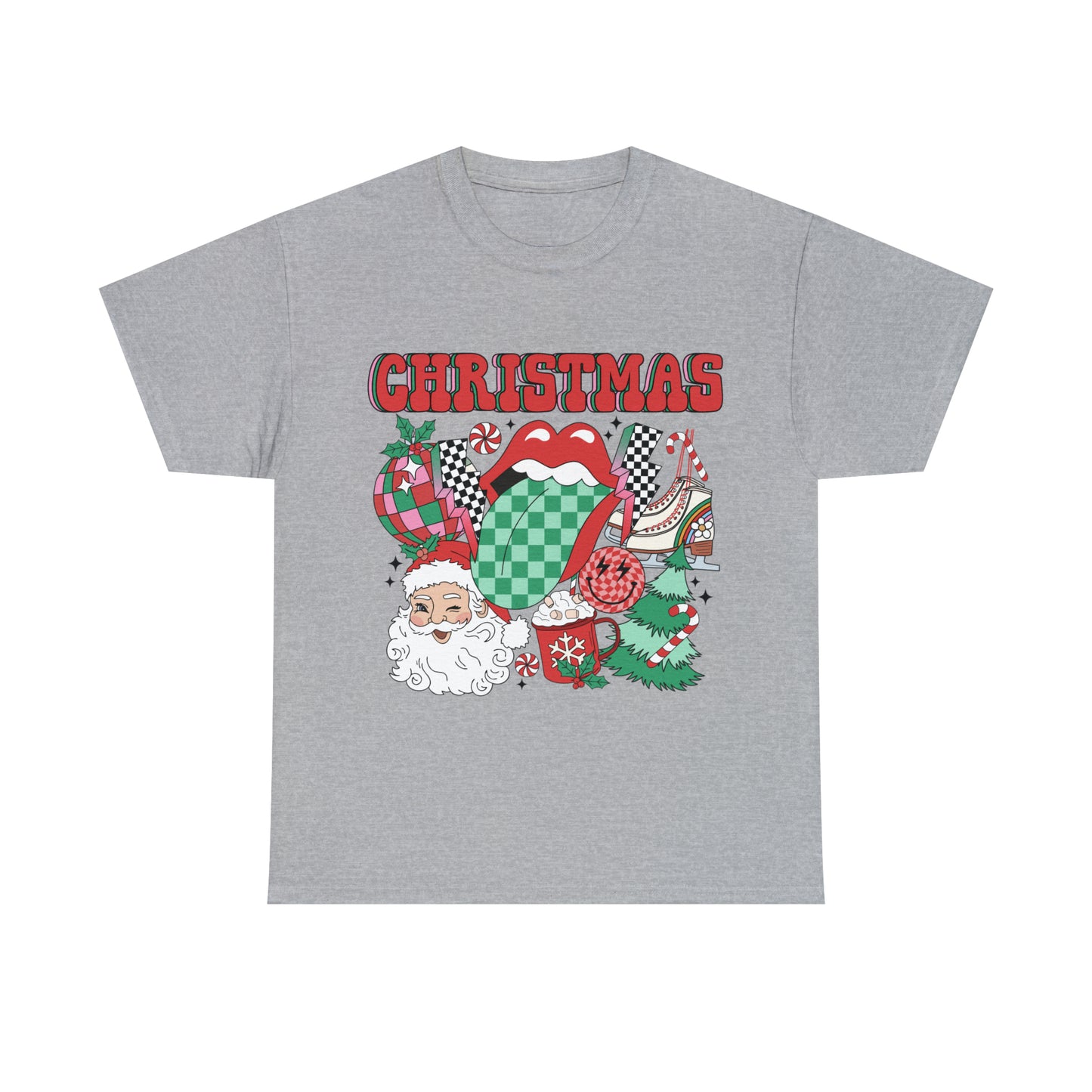 Retro Groovy Christmas (front) - Unisex T-shirt