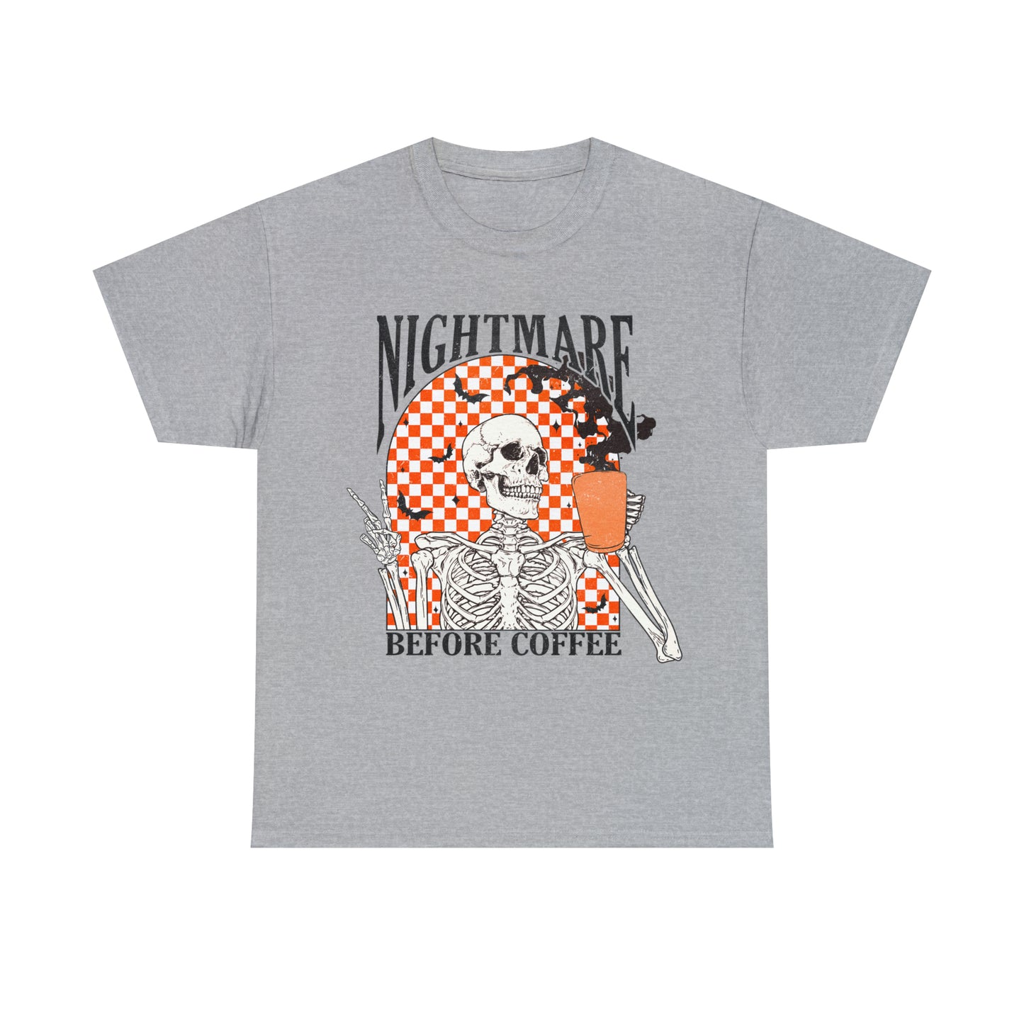 Nightmare Before Coffee (front) - Unisex T-shirt