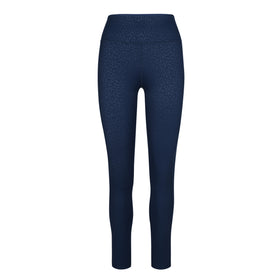 Mom approved High Waisted Legging - Embossed Blue Cheetah